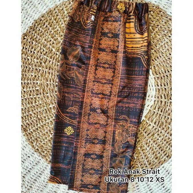 Rok Anak Perempuan Rok Batik Anak Panjang Bawahan Kebaya Anak Kamen Anak2 Muscrep Strait Kamen Moscr
