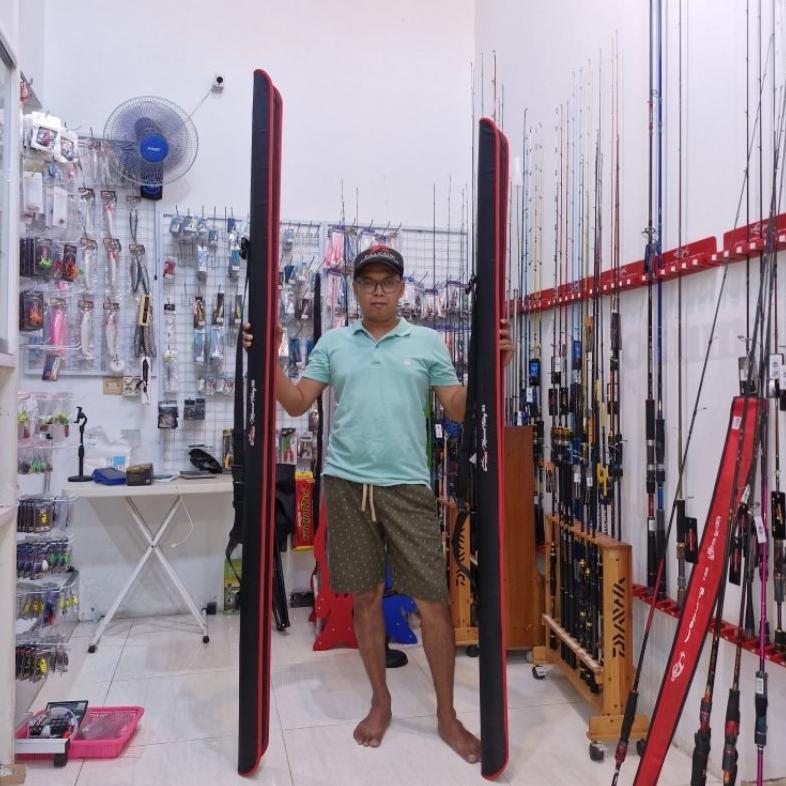 Tas Joran Pancing One Piece Rod Pack Hard Case Motoris 185cm 200cm