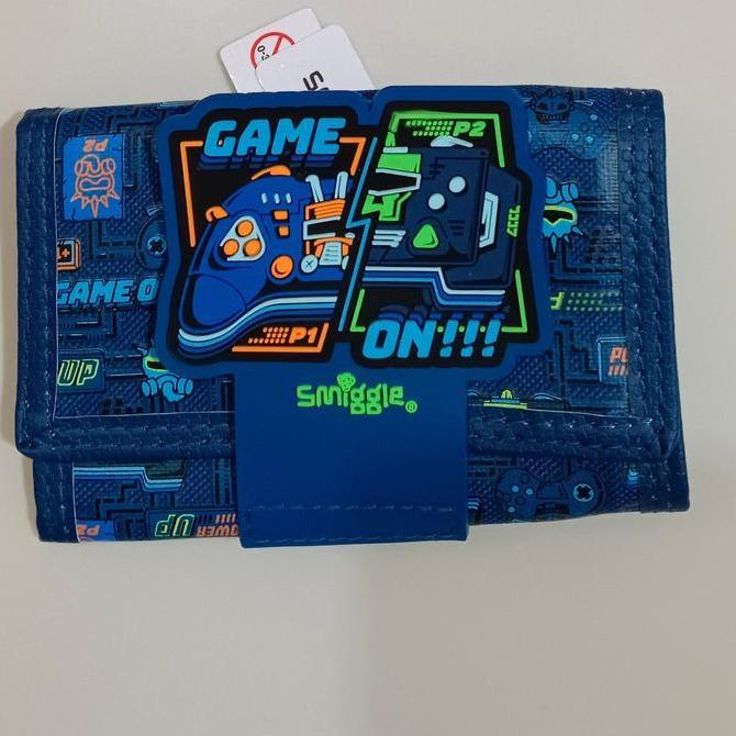 Smiggle Wallet Game On/ Dompet Anak Laki/ Ori/ Game On  Wallet
