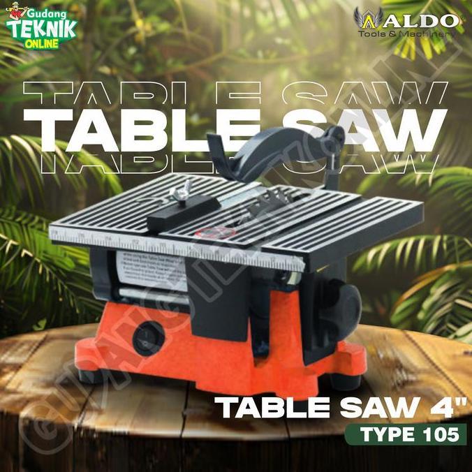CARDIENAL Table Saw Mini 4" ALDO 105 / Table Saw Mini ALDO 105 / Meja Potong Gergaji Kayu Circular 4