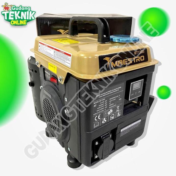 DHEALOKA Genset Listrik 650Watt MT1300I MAESTRO 2 Tak / Portabler Generator Genset 2Tak 650 Watt MT-