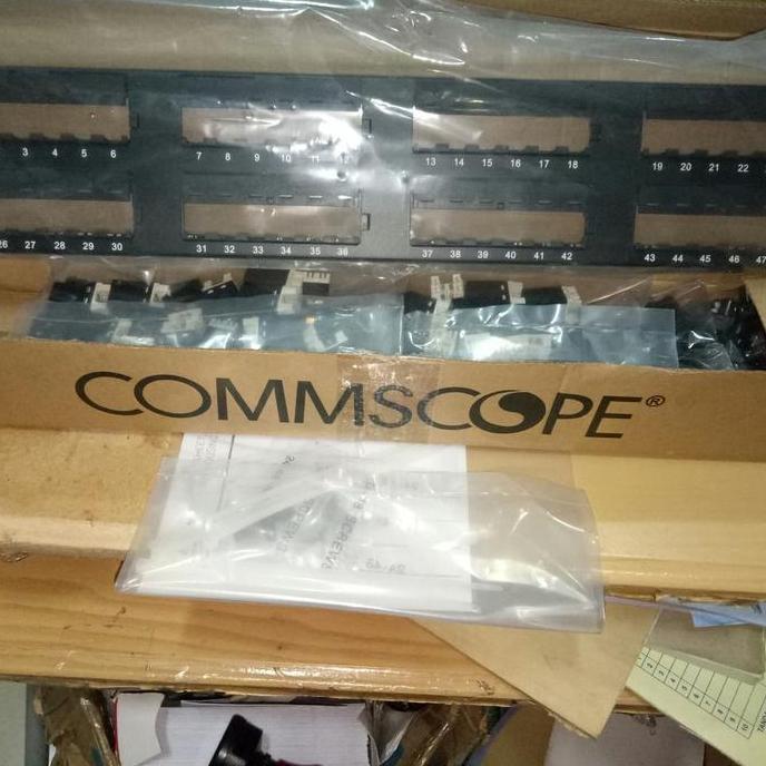 HARGA DISC - PATCHPANEL AMP COMMSCOPE CAT 6 48 PORT