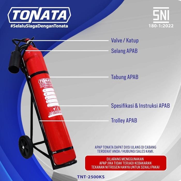 APAR 25 KG Karbondioksida (CO2) TONATA / Set Komplit