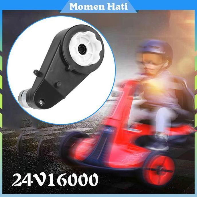 MIOSHINOCHE 1 Pcs Gearbox Dinamo Mobil Aki 24 Volt Dengan Efek Drift / Gearbox Setir Mobil Aki / Gea
