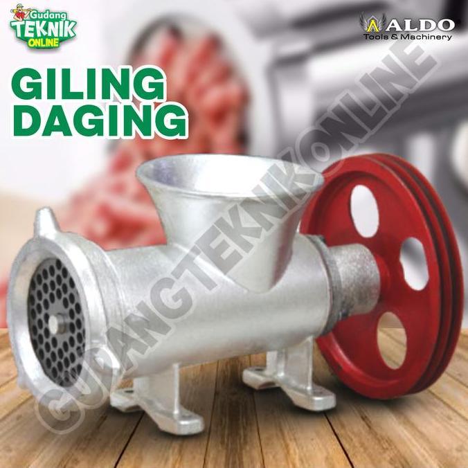 PAPANDAYAN Giling Daging ALDO No42 - Gilingan Daging Doubel Dobel Bearing Pulley / Penggiling Daging
