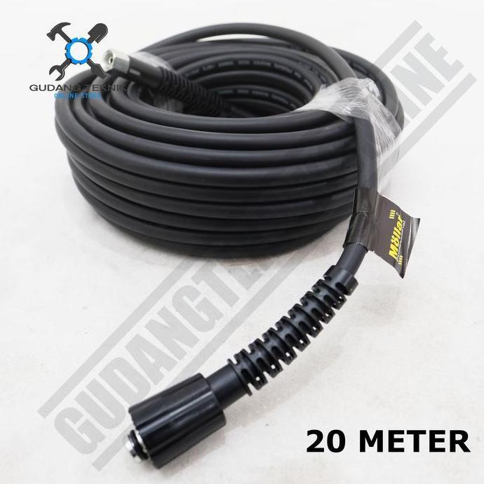 SABILULUNGAN Selang Jet Cleaner 20 Meter MOL LAR -Selang Steam Cuci Motor Mobil 20M