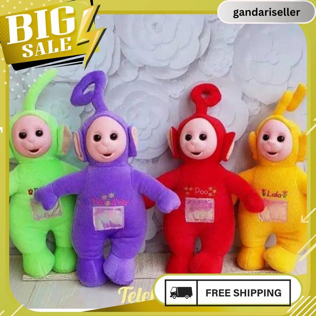Mainan Anak Karakter Kartun Boneka Teletubies Lucu Imut Pake Lampu Led Siap Kirim