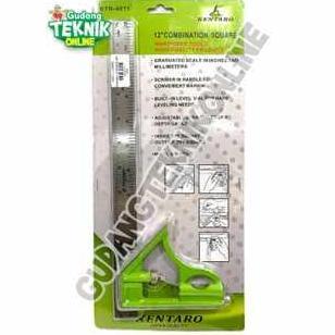 DHEALOKA (KENTARO SIKU WATERPASS) Siku WATERPASS Penggaris Siku 12" KENTARO KTR-4011 / Penggaris Gar