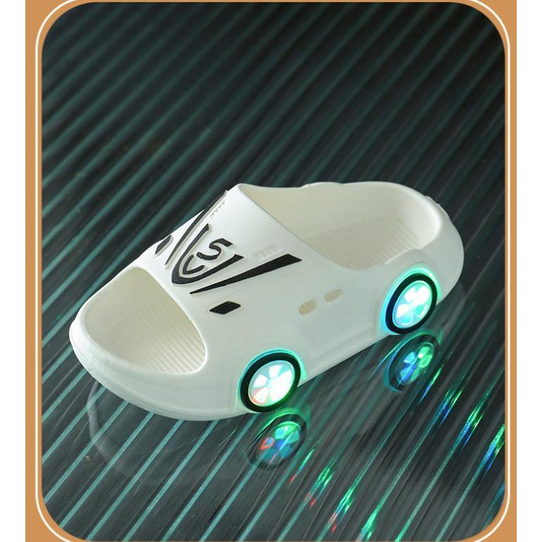 Promo Babyfit [22-37] Mobilz Led Sendal Lampu Pvc Karet Bakpau Nyala Led Ml-0815R