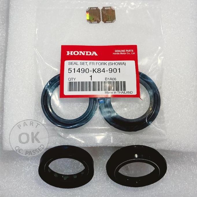 DB34 >> Seal Sil Shok Shock Depan Seal Set FR CRF 150 Up side Down Original