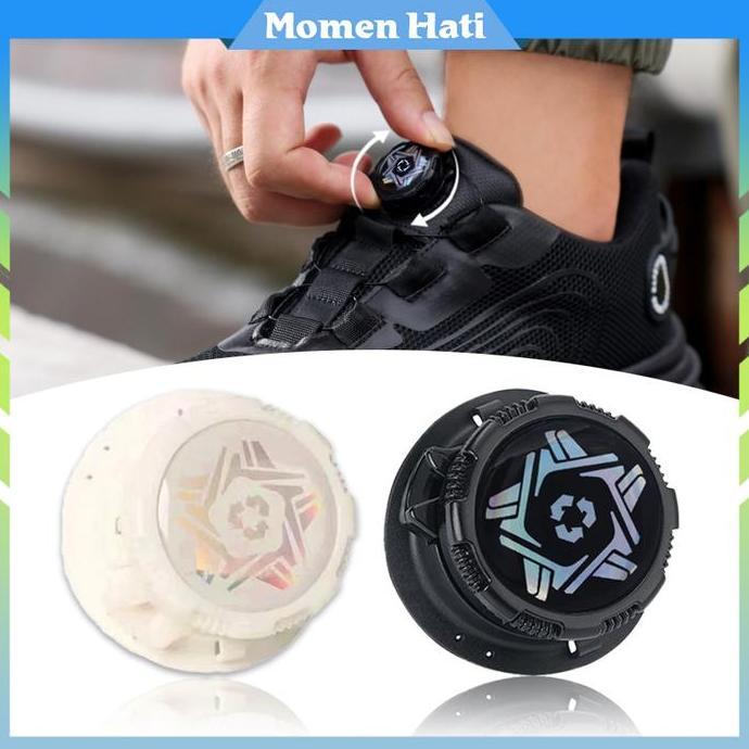 SABILULUNGAN 1Pair Tali Sepatu Putar Otomatis Sepatu Tali Putar Pria