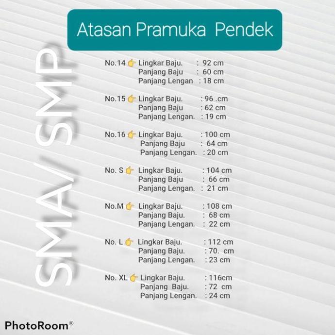 PAKET BAJU PRAMUKA SMA ATASAN PENDEK BAWAHAN PANJANG PRIA