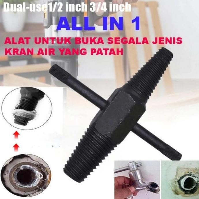 Alat buka kran air patah Pembuka baut patah Pipe Extractor solid