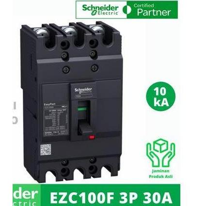 Mccb 3 Phase 30 Ampere 3P 30A Original Sni Schneider Easypact Ezc100F High Quality