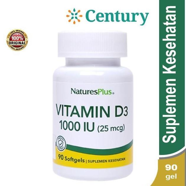 Natures Plus Vitamin D3 1000 IU 90 Softgel/Vitamin D/Nature's/Nature/D