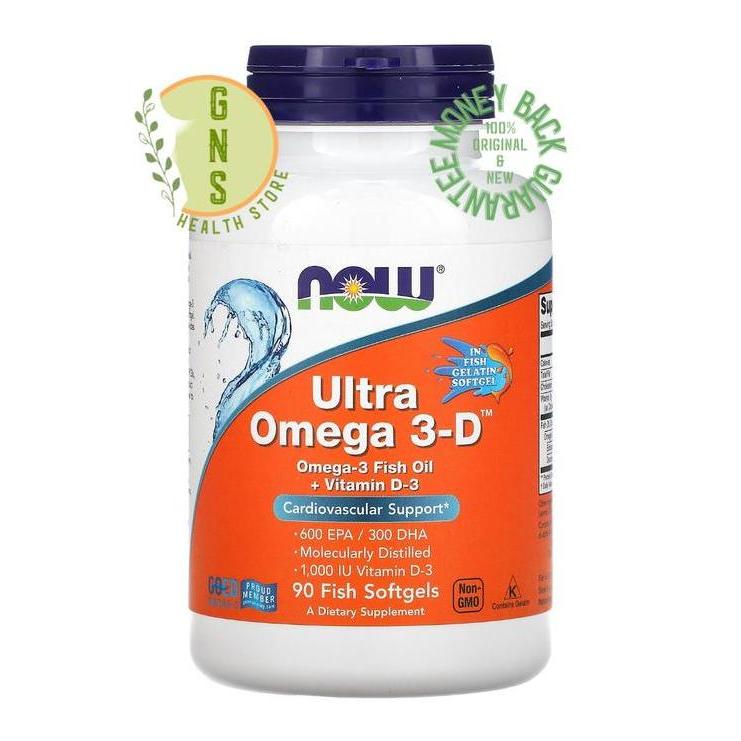 Now Omega Ultra Omega 3D 3-D , D3 - 1000iu Fish Oil USA