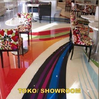 CAT Lantai Beton Epoxy PUJAFLOOR TOP COAT Heavy-Duty Epoxy Flooring (5 lt-set)