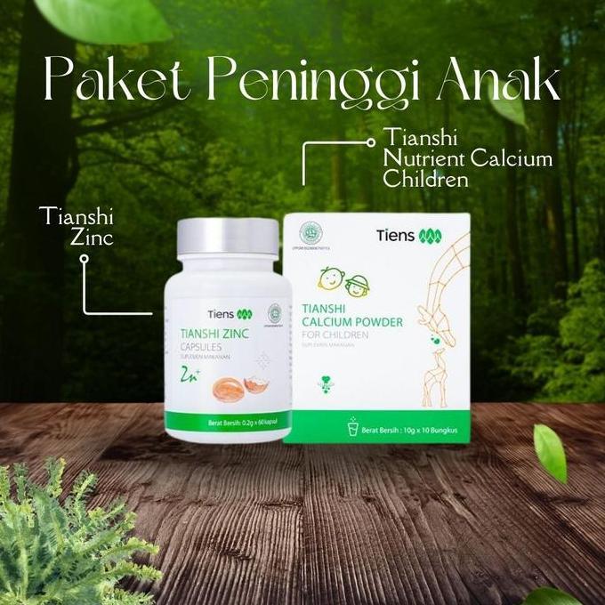 [ ANAK} NUTRISI ANAK TIENS ZINC CAPSULE & KALSIUM ANAK