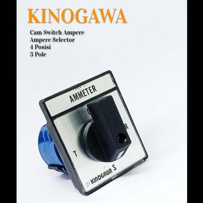 Otove- Cam Switch Ampere Selector 4 Posisi Ampere Switch - Ammeter - Kinogawa