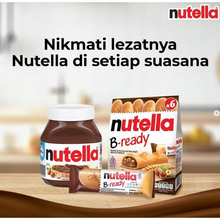 Nutella B-Ready Bready Wafer Isi Kacang Coklat Hazelnut