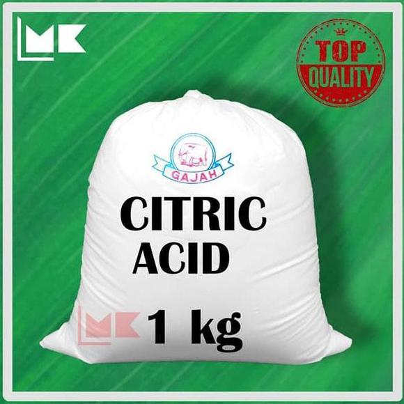 Backto- Citric Acid Monohydrate / Asam Sitrat Cap Gajah 1Kg