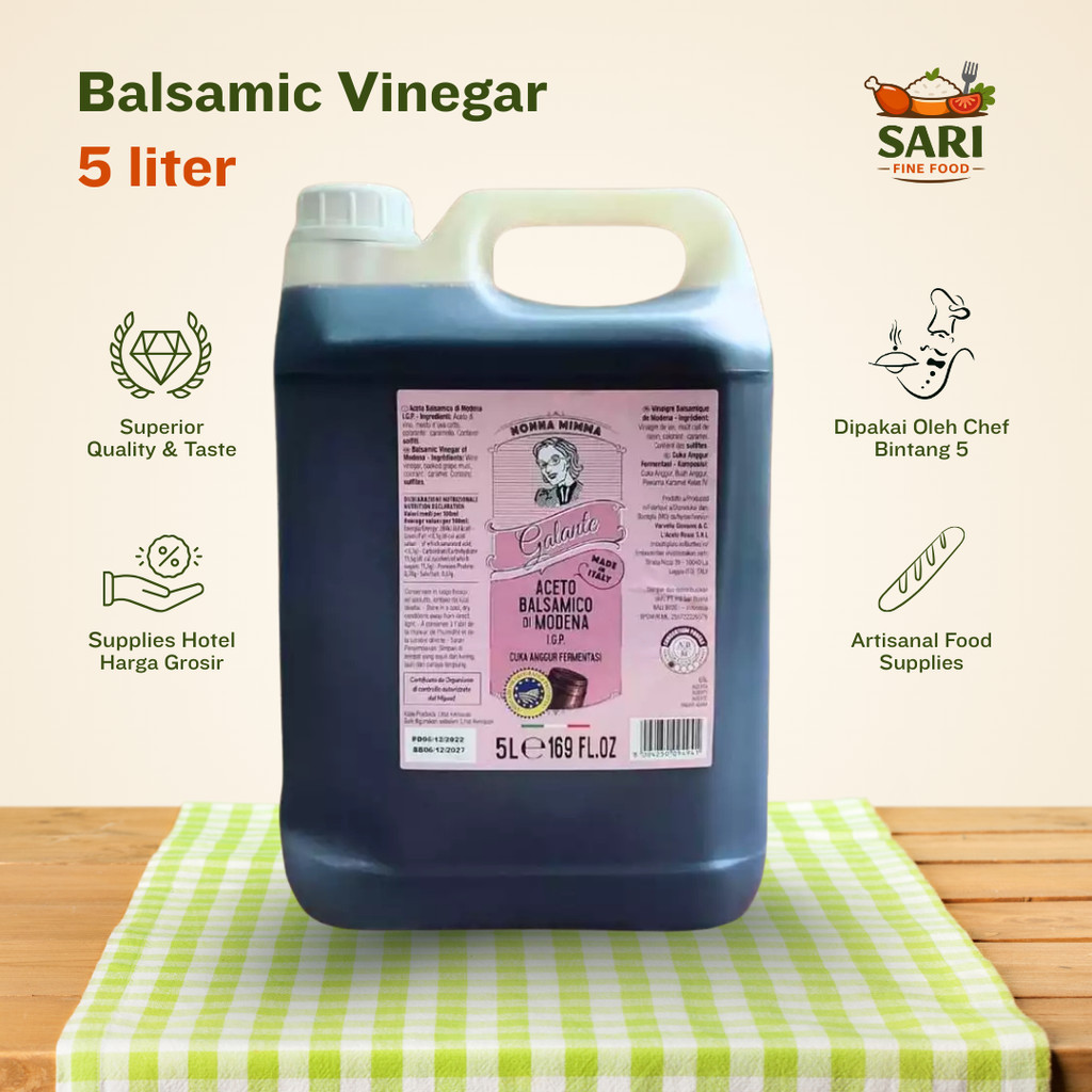 NONNA MIMMA Balsamic Vinegar Cuka Balsamic 5 L