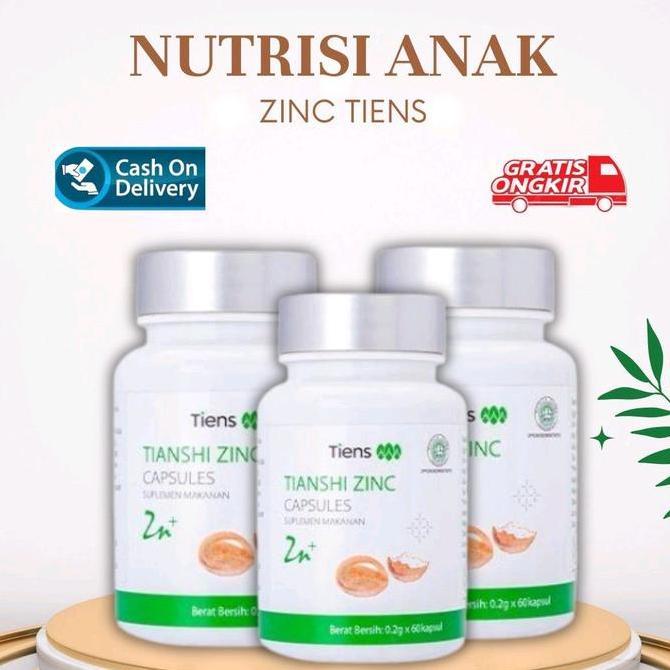 Tiens Zinc Nutrisi anak herbal vitamin d3 k2