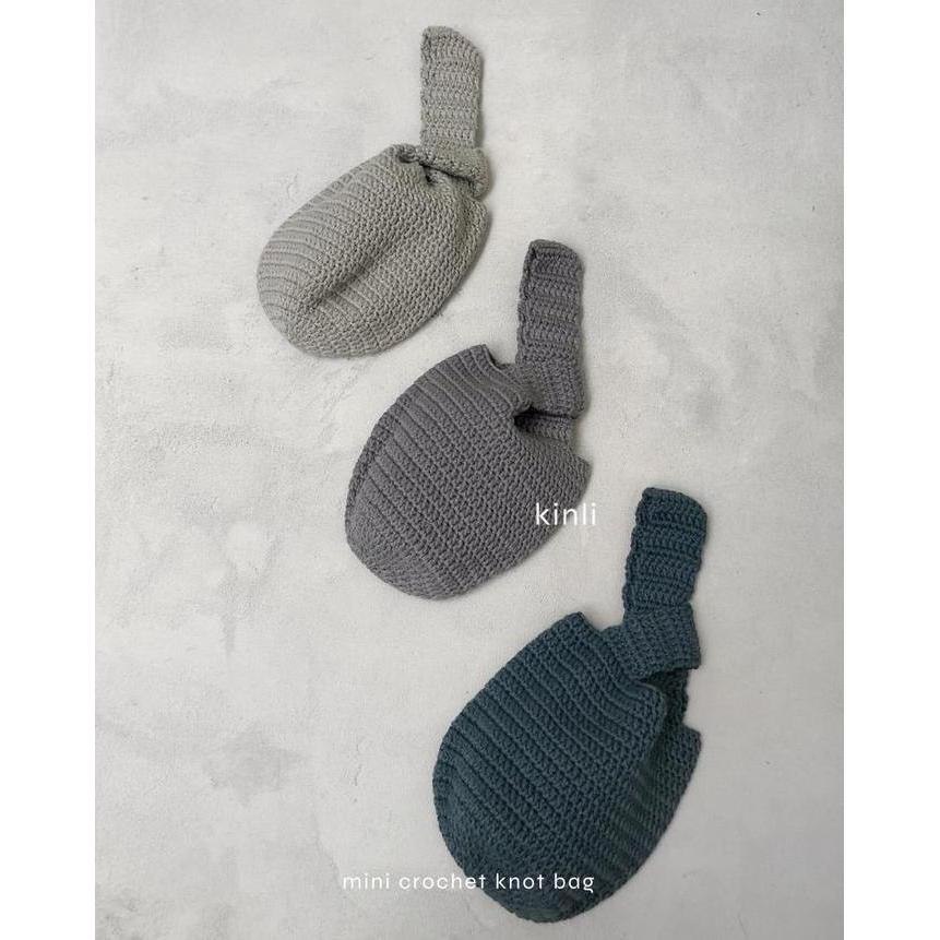 mini japanese crochet knot bag handmade tas rajut amigurumi