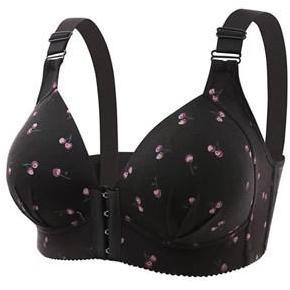 Wokpu- Bh Big Size Bra Jumbo Tanpa Kawat Kait Depan Cup Besar Size 36-46