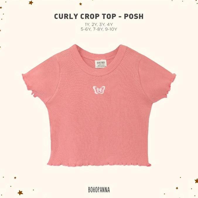 BOHOPANNA - CURLY TOP - Atasan Anak Perempuan