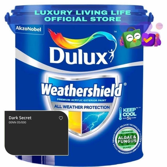 Dulux Weathershield Dark Secret 20L Pail Tinting CSS Exterior