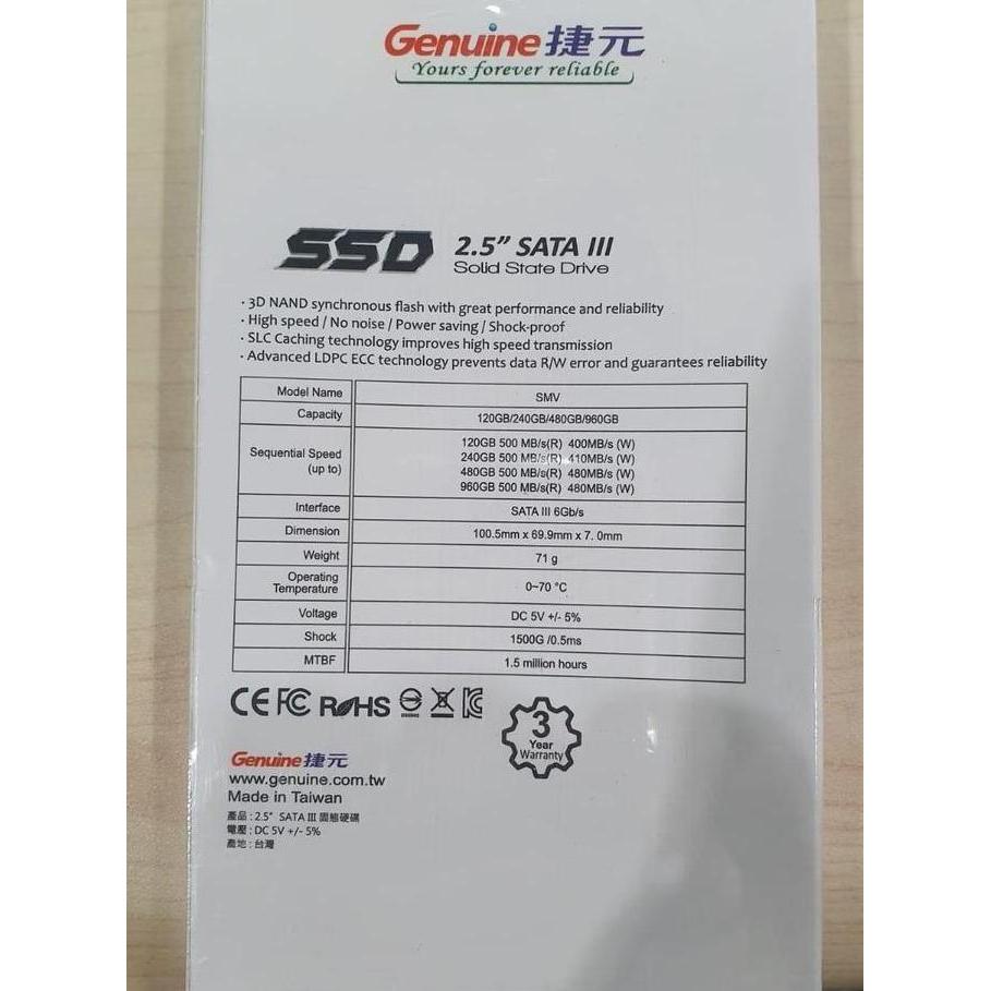 Saveyou- Ssd Genuine 128Gb Sata Iii 2.5"6Gb/S Garansi Resmi - Bukan Ssd 120Gb