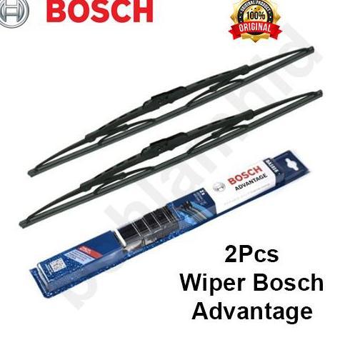 TERBARU - WIPER BOSCH ADVANTAGE AGYA 2Pcs (kn-kr) Original Adaptor Kaca