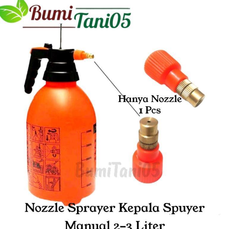 Bisa Cod Nozzle Sprayer Spuyer Manual 2-3 Liter Sparepart Semprotan Burung Tanaman ><