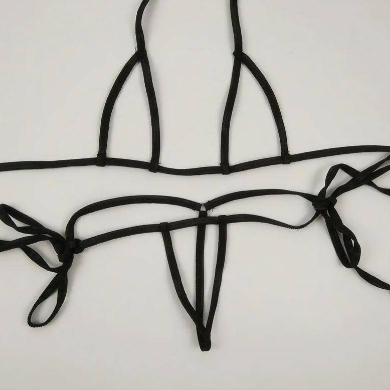 NEW Set G String  Dan Bra Bertali Transparan SG035