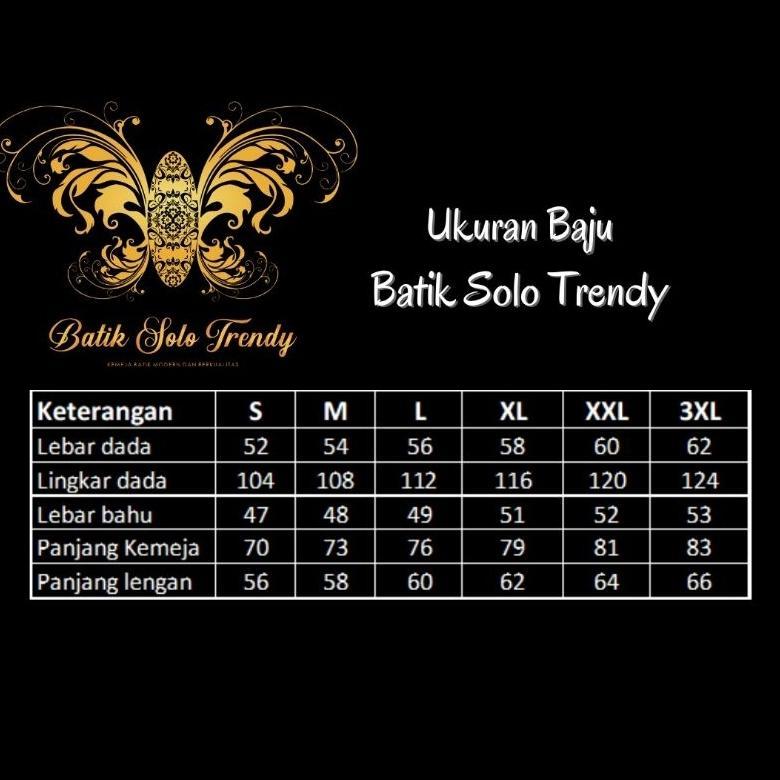 TERMURAH Batik Solo Trendy - Batik Kemeja Lengan Pendek Premium Slimfit - Lapis Furing berbahan Katu