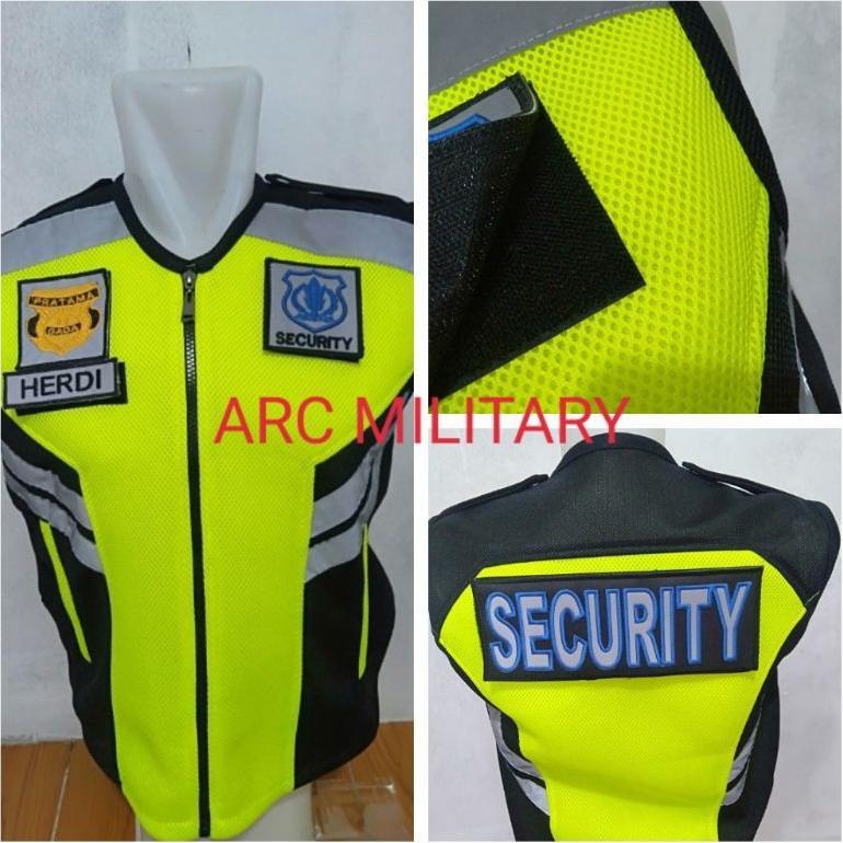 NEW Rompi  security tebal/ rompi satpam/sigap/patroli/ secom [terbaik][terlaris]