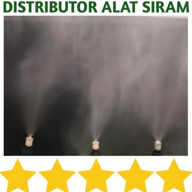 PAKET ALAT SIRAM MISTING 15 TITIK 0.8 MM MIST NOZZLE KABUT SELANG AIR