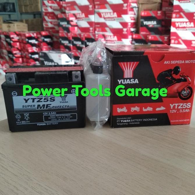 AKI MOTOR YUASA YTZ5S AKI ACCU KERING YTZ5S