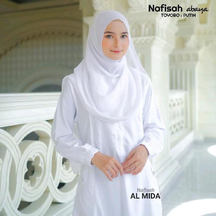 gamis toyobo putih manasik haji abaya XXL