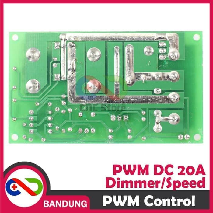 High Power Pwm Speed Control Motor Dc Led Dimmer 20A 12V 24V 36V 48V