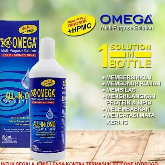 Ayebyt- Cairan Softlens Omega Multi Purpose. Uk.500Ml