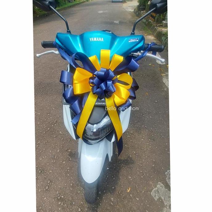 pita hadiah pita besar sepeda pita motor pita mobil aki birukuning