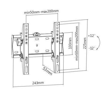 Weargo- Bracket Tv Samsung | Bracket Tv Samsung | Bracket Tv Uhd Tu | 43 Inch
