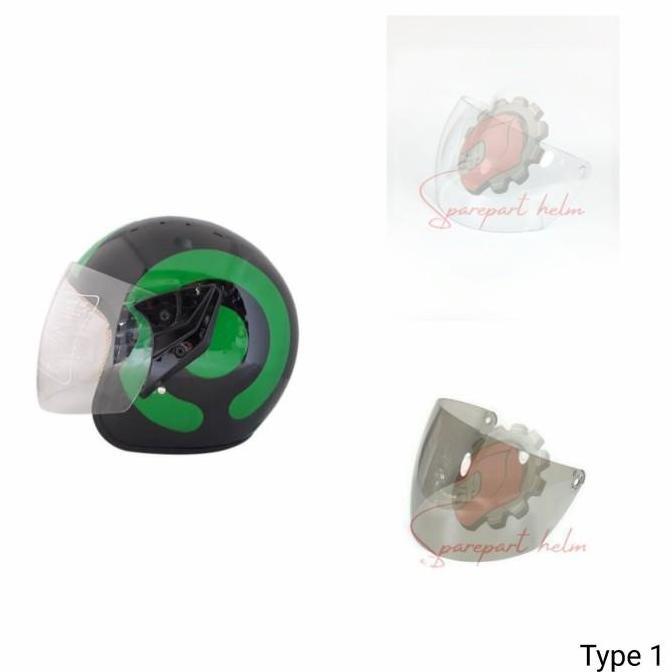 Kaca helm Driver Visor helm