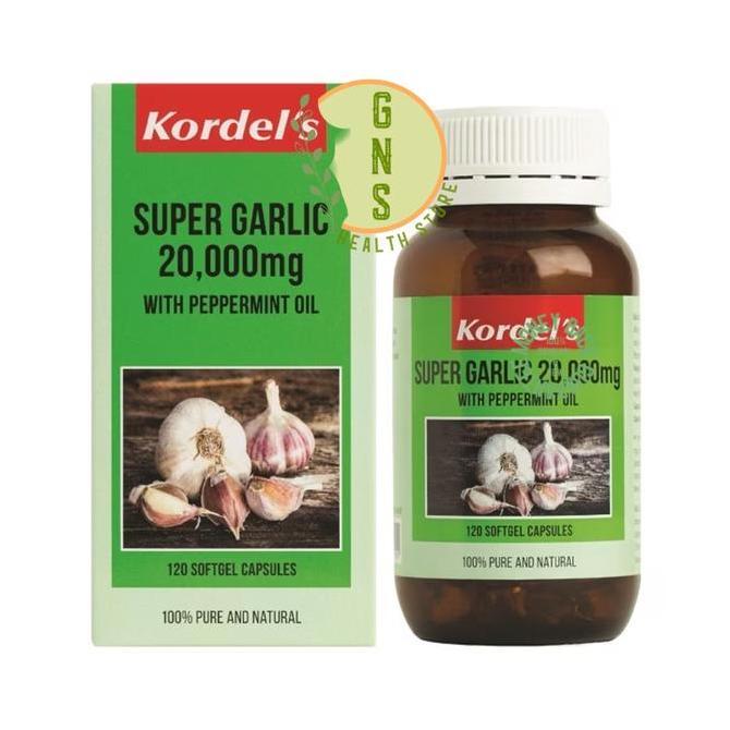 Kordel's Kordels Super Garlic 20000mg Peppermint Oil Pure Natural