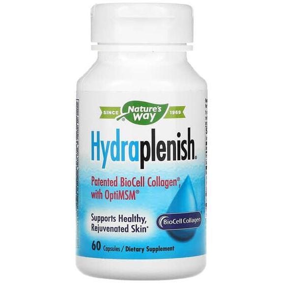 Nature's Way Hydraplenish Patented BioCell Collagen + OptiMSM 60 Caps