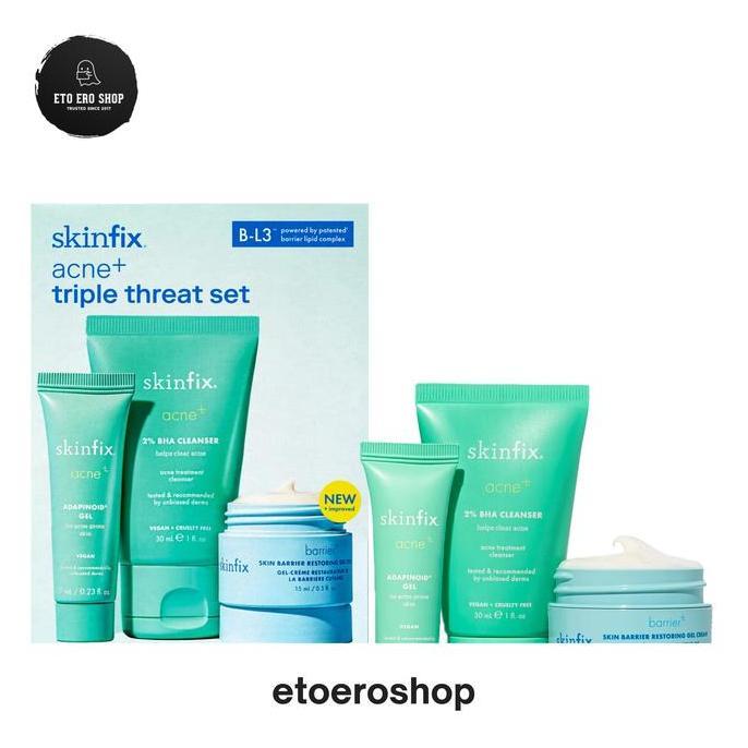 Skinfix Acne+ Triple Threat Set Kit _Etoe