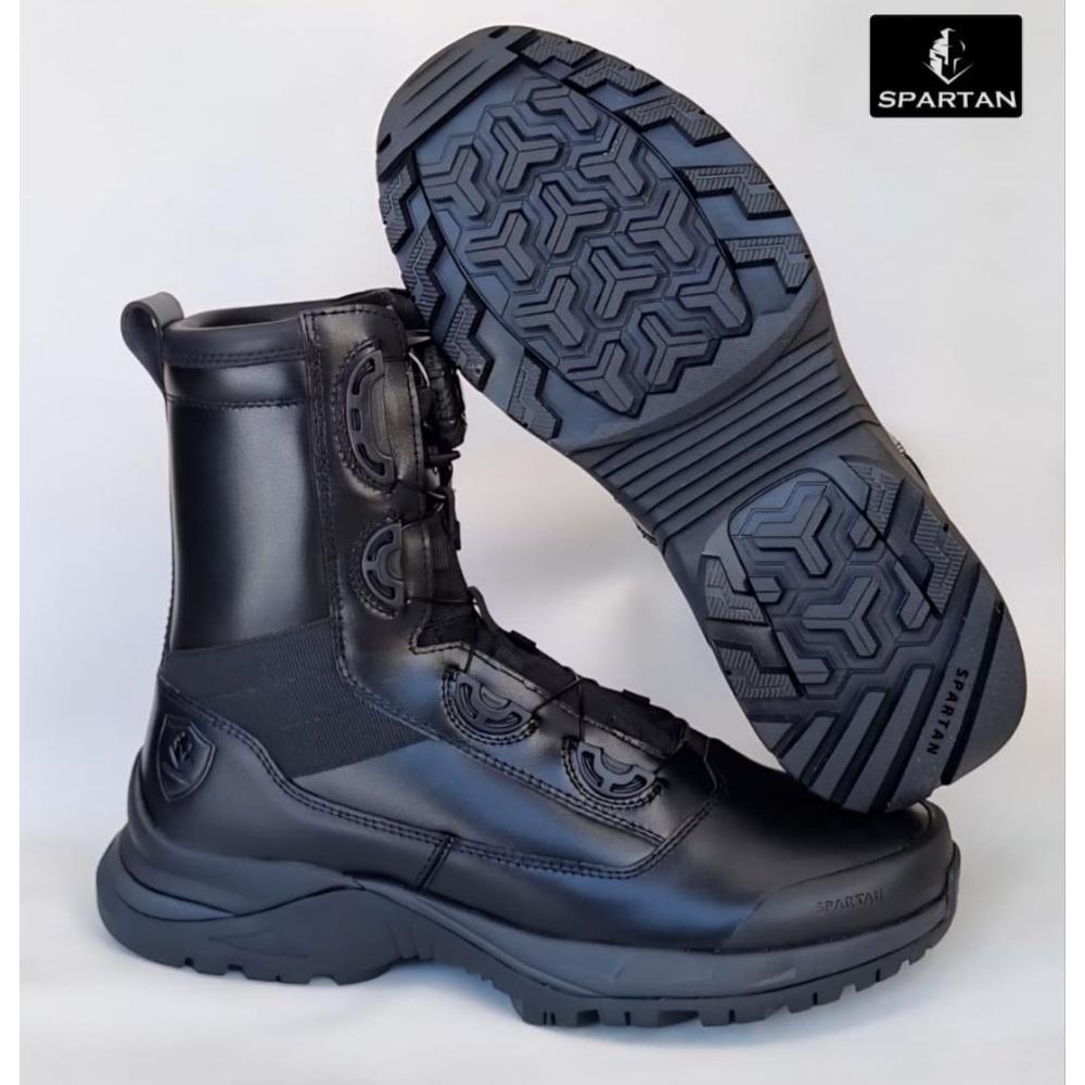 SEPATU PDL SPARTAN FULL KULIT SOL TEMPUR DAN SOL DATAR BOA terlaris