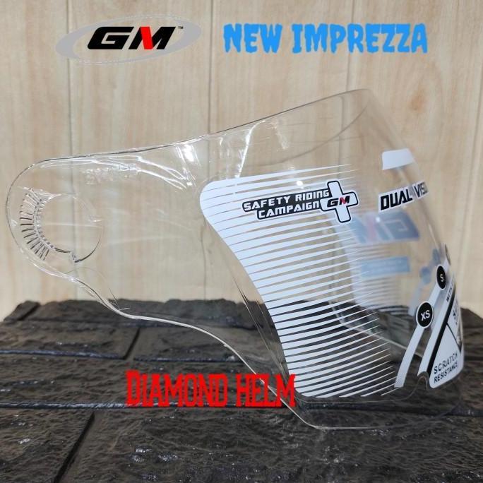KACA HELM /VISOR HELM GM NEW IMPREZZA CLEAR ORIGINAL